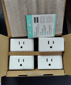 Kasa Smart Plug HS103P4, Smart Home Wi-Fi Outlet Works with Alexa, Echo, Google Home & IFTTT, No Hub Required, Remote Control, 15 Amp, UL Certified, 4-Pack, White Mini 4-Pack 34 71TgwuKpO8L