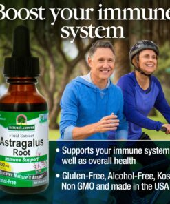 Nature's Answer Astragalus Root 1oz Extract | Promotes Overall Wellbeing | Super Concentrated 2000mg | Alcohol-Free, Gluten-Free, Kosher Certified & No Preservatives | Single Count 1 Fl Oz (Pack of 1) 11 71TiHxuqC7L