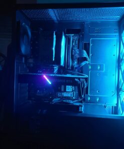 Cooler Master Hyper 212 RGB Black Edition CPU Air Cooler, SF120R RGB Fan, 4 CD 2.0 Heatpipes, Anodized Gun-Metal Black, Brushed Nickel Fins, RGB Lighting for AMD Ryzen/Intel LGA1151 77 71TiJHLLCRL