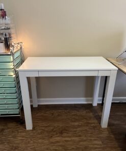 Ameriwood Home Desk Parsons, White 51 71TiNkBbHFL