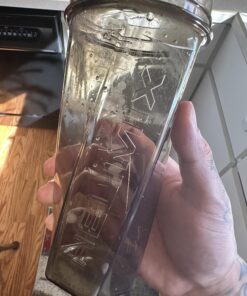 HELIMIX 2.0 Vortex Blender Shaker Bottle Holds Upto 28oz | No Blending Ball or Whisk | USA Made | Portable Pre Workout Whey Protein Drink Shaker Cup | Mixes Cocktails Smoothies Shakes | Top Rack Safe 28 oz Black 27 71Titd n7GL