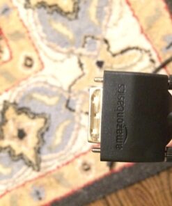 Amazon Basics HDMI A to DVI Adapter Cable, Bi-Directional 1080p, Gold Plated, Black, 3 Feet, 1-Pack 3 ft 47 71TjQBZf1TL