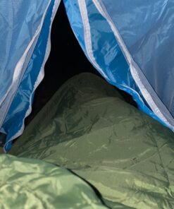 2-Person Camping Tent – Includes Rain Fly and Carrying Bag – Lightweight Outdoor Tent for Backpacking, Hiking, or Beach by Wakeman Outdoors Dome Blue 51 71Tk68FxW7L