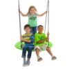 Swinging Monkey Products Giant 40" Saucer Tree Swing, 900D Oxford Fabric, Steel Frame, Simple Installation, Nest Swing (Green) 32 71TkmDqMk6L