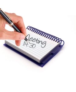 Emraw 50 Count View Poly Spiral Bound Ruled White Index Card 3”x5” - 2 Tab Divided - For School, Office & Home. Assorted Colors (Pack of 6) 8 71Tkzj4fHKL