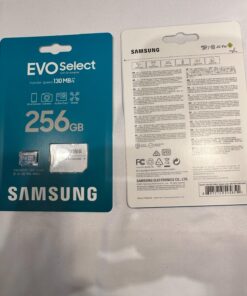 SAMSUNG EVO Select Micro SD-Memory-Card + Adapter, 256GB microSDXC 130MB/s Full HD & 4K UHD, UHS-I, U3, A2, V30, Expanded Storage for Android Smartphones, Tablets, Nintendo-Switch (MB-ME256KA/AM) 33 71TlDAgkMvL 1