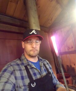 Hudson Durable Goods - Waxed Canvas Apron - Black Apron for Men and Women - With Pockets & Crossback 44 71TlqUFUjPL