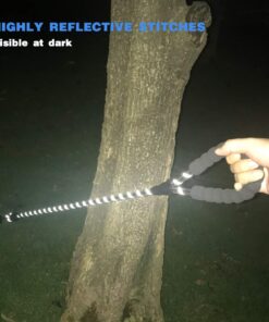 tobedri Comfortable Dual Dog Leash Tangle Free with Shock Absorbing Bungee Reflective 2 Dog Leashes for Large Medium Small Dogs Dogs weight 25-100lbs Black 19 71TlyPF4IdL