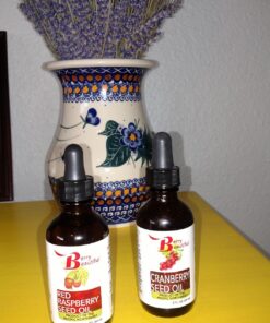Berry Beautiful Raspberry Seed Oil - For Skin, Hair, and Nails - Cold Pressed, Unrefined, 100% Pure and Locally Grown - 2 fl oz 2 Fl Oz (Pack of 1) 22 71TmDDhy9L