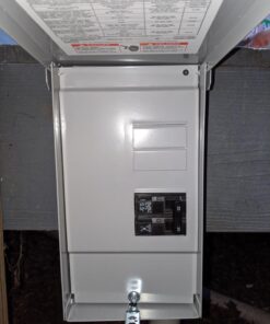 Siemens W0408ML1125U Load Center, Gray, 15.50 L x 13.00 W x 5.20 H 9 71TmRE9UiGL