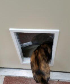Ideal Pet Products Original Pet Door with Telescoping Frame, Extra-Large, 10.5" x 15" Flap Size 42 71Tmk9nbXFL