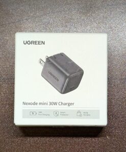 UGREEN 30W USB C Charger, Nexode Foldable GaN PPS Compact Fast Wall Charger Block, USB-C Power Adapter for iPhone 15 Pro Max/14/13, Galaxy S23 (Black) Black 66 71TmmeUIj9L