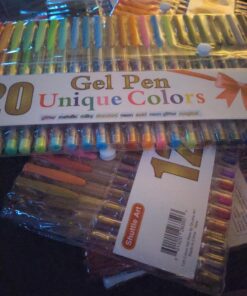 Shuttle Art 120 Unique Colors (No Duplicates) Gel Pens Gel Pen Set for Adult Coloring Books Art Markers 34 71Tn 1c0AFL
