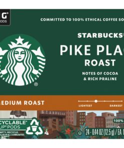 Starbucks Pike Place Roast, K-Cup Portion Pack for Keurig K-Cup Brewers, 24 K-Cups (Pack of 2) 14 71TnLpRFcL