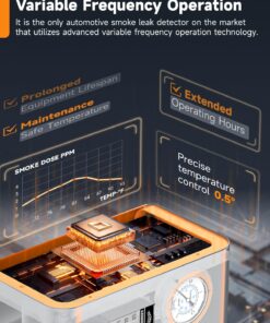 FOXWELL ST203 Automotive Smoke Machine with Built-in Air Pump, EVAP Vacuum Leak Detector, Air/Smoke Mode Car Pipe Leakage Diagnostic Tester for All DC12V Vehicles 12 71TnfbaENjL