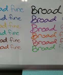 Dry Erase Markers for Whiteboard – Ultra Fine Tip White Board Markers – Dual Tip, Pastel Colors - Fine Point Erasable Markers - 12 Set 28 71TnnbSw05L