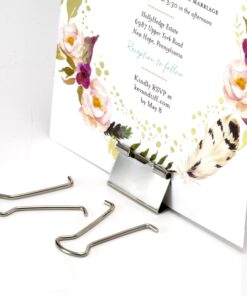 Officemate Silver Binder Clips, Assorted Sizes, 30/Tub (31021) 22 71TnybToC2L