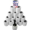 Pack of America Mini Stretch Film - 16 Rolls with Handle, 5” x 1000 Feet, 80 Gauge (20 Micron) Industrial Heavy Duty Plastic Shrink Wrap and Dispenser for Packing, Shipping, Pallet, Moving Supplies 5'' x 1000 ft (16 Roll & Hand Dispenser) Clear 44 71ToZYbeyTL