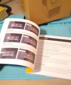 KODAK FLIK HD9 Smart Projector | Mini Black Portable Indoor & Outdoor Movie with Android TV Streaming Apps, Wi-Fi and Bluetooth, Built-In Speakers & Voice Remote | FHD 1080p for Screens Up to 120” 47 71TpoPP5B7L 2