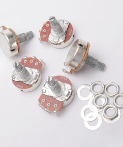 Full Size B250k Electric Guitar Potentiometer Bass Volume Pots Tone Long Split Shaft 18mm Pack of 5 12 71TpuHdc9L