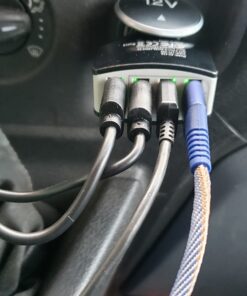 LMAV Car Charger Adapter, 4 Ports Multi USB Car Charger, QC 3.0 Fast Car Phone Charger Compatible with iPhone 14 13 12 11 Pro Max iPad Pro, Samsung Galaxy S22 Note 20.Black Black 20 71TqDraSxWL