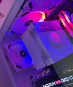 Corsair LL Series, LL120 RGB, 120mm RGB LED Fan, Triple Pack with Lighting Node PRO- White, Lighting Node PRO Included, LL120 RGB White,CO-9050092-WW Triple Pack w/ Lighting Node PRO 58 71TqPnKxwSL