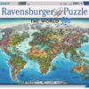 Ravensburger World Map 2000 Piece Jigsaw Puzzle for Adults – Softclick Technology Means Pieces Fit Together Perfectly 10 71TrftRwPNL