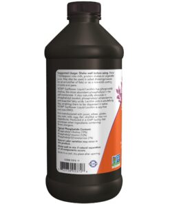 NOW Supplements, Sunflower Lecithin with naturally occurring Phosphatidyl Choline and Other Phosphatides, Liquid, 16-Ounce 13 71TrtoT3u L