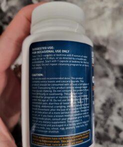 Dr. Tobias Colon 14 Day Cleanse, Advanced Gut Cleanse Detox for Women & Men with Cascara Sagrada, Psyllium Husk & Senna Leaf, Non-GMO Colon Cleanse, 28 Capsules (1-2 Daily) 28 Count (Pack of 1) 37 71Trv2gQAL