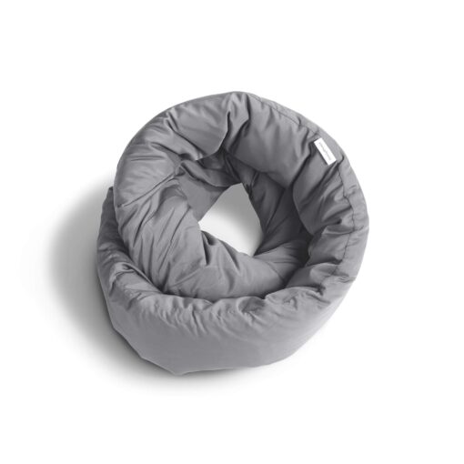 Huzi Infinity Pillow - Home Travel Soft Neck Scarf Support Sleep Grey