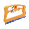 Fuginator Scrub Brush for Tile and Grout: Stiff Nylon Bristle Scrubbing Brush - Bathtub and Shower Scrubber for Floor Joints and Tile Seams - Cleaning Brushes and Supplies for Bathroom and Kitchen Orange/Blue 3 71TsVpf7wtL