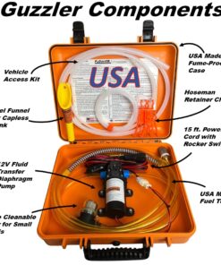 FlowJoe – Gas Guzzler Fuel Transfer Pump Moves 72 Gallons of Fuel or Water Per Hour. Great for Preppers, UTV’s, Boats, Equipment, Cars, Gas, Diesel, Etc. Mfg. in the USA. 18 71TswULtAOL