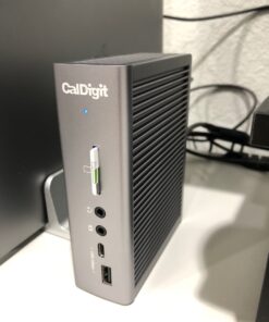 CalDigit TS3 Plus Thunderbolt 3 Dock - 87W Charging, 7X USB 3.1 Ports, USB-C Gen 2, DisplayPort, UHS-II SD Card Slot, Gigabit Ethernet for Mac & PC, Thunderbolt 4 Compatible (0.8m/2.62ft Cable) 0.8 Meter Cable TS3 Plus - Space Gray 40 71Tt7Q9t9L