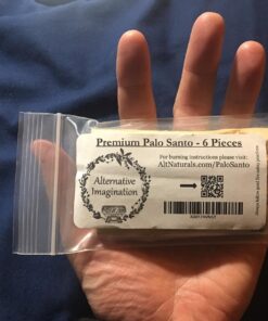 Alternative Imagination Palo Santo Natural Incense Sticks - Holy Wood Incense for Smudge Stick Bundles, Home Energy Cleansing, Spiritual Healing, Meditating, & Stress Relief, Wild Harvested, 6 Pack 30 71TtZFV9aML