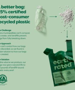 Earth Rated Dog Poop Bags with Handles, New Look, Easy Tie and Guaranteed Leakproof, Unscented, 120 Handle Bags 120-Count 26 71TuTmp7HFL