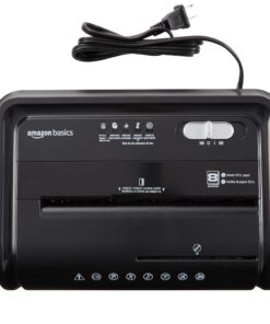 Amazon Basics 8 Sheet High Security Micro Cut Shredder with Pullout Basket, Black 24 71TuneGsEuL