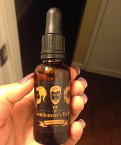 The Gentlemen's Beard Premium Bay Rum Beard Oil - Conditioner Softener - All Natural - Softens, Strengthens and Promotes Beard & Mustache Growth - Leave In Conditioner Moisturizes Skin 38 71TuxcAJiTL 1