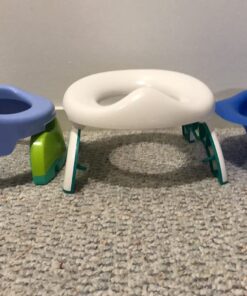 Kalencom Potette Plus 2-in-1 Travel Potty and Trainer Seat - Dual-Purpose Potty Training Toilet Seat - Portable Potty for Toddler Travel - With Durable, Lock-In Legs and Splash Guard - LIlac 28 71TvivwkJgL