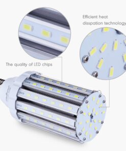 30W Daylight LED Corn Light Bulb for Indoor Outdoor Large Area - E26 Socket 3000Lm 6500K,for Home Street Lamp Post Lighting Garage Factory Warehouse High Bay Barn Porch Backyard Garden Super Bright 30W 23 71TwErNNNVL