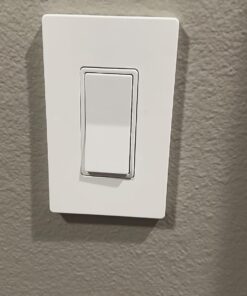 ENERLITES Screwless Decorator Wall Plates Child Safe Outlet Covers, Size 1-Gang 4.68" H x 2.93" L, Unbreakable Polycarbonate Thermoplastic, SI8831-W-10PCS, Glossy, White, 10 Count Standard Size 33 71TwIs9hvJL