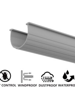 The 2021 Gray Garage Door Bottom Seal | 20 Foot, 3.5-3.75 Inch Width Garage Rubber Replacement Kit | T-Ends (1/4-5/16 Inch) Garage Door Weather Seal Threshold Strip | Easily Cut & Adapt to Doors 3.75 Inches 17 71TwnJoxjOL 1