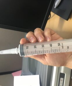 Med Chalet EXELint Disposable Syringe, Sterile Single Pack, 50 ml to 60 ml Medical Grade Catheter Tip, J1 1 17 71TworTLSAL