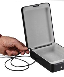 Sentry Safe Small Safe, Lock Box with Combination Lock for Office or Dorm, Ex: 2.6 in. H x 5.9 in. W x 8.0 in. D Combo Lock Black 21 71TwuVi0vzL