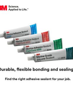 3M Adhesive Sealant Fast Cure 4200 (05260) – Semi-Permanent Flexible Sealant for Boats and Marine Applications – White – 3 Ounces 14 71TxkVdzeS