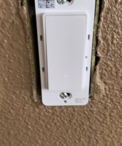 Amazon Basics Single Pole Smart Switch, Neutral Wire Required, 2.4 Ghz WiFi, Works with Alexa, White, 4.65 x 2.91 x 1.74 in Single Pole Switch 27 71Tz7uao hL