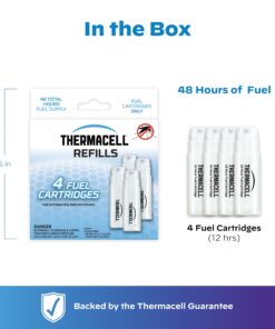Thermacell Mosquito Repellent Fuel-Only Refills; Compatible with Any Fuel-Powered Thermacell Repeller; Highly Effective, Long Lasting, No Spray or Mess; 15 Foot Zone of Mosquito Protection 20 71Tz9yT9USL