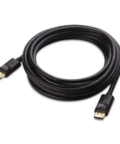 Cable Matters 4K DisplayPort to DisplayPort Cable, Computer Monitor Cable 15 ft, 4K@60Hz, 2K@144Hz, Display Cable, Male to Male Display Port Cable, Gold-Plated DP to DP Cable, 15 Feet 17 71Tzb0tmGL 1