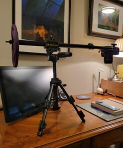 RetiCAM Tabletop Tripod with 3-Way Pan/Tilt Head, Quick Release Plate and Carrying Bag for Phones, Cameras and Spotting Scopes - MT01 Mini Tripod, Aluminum, Black 50 71Tzc8ujtsL