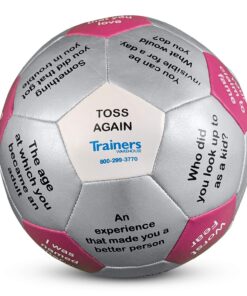 Trainers Warehouse Getting to Know You Thumball 6" | Conversation Starter, Ice Breaker, Team Building Game for The Office in Any Setting | 32 Prompt Panels 18 71U AYAI8L
