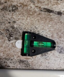 Camco RV T Level | Assists You in Leveling Your RV | For Front-to-Back and Side-to-Side Leveling | Screw-Mounted (25543), Green,black 16 71U hL0L7eL